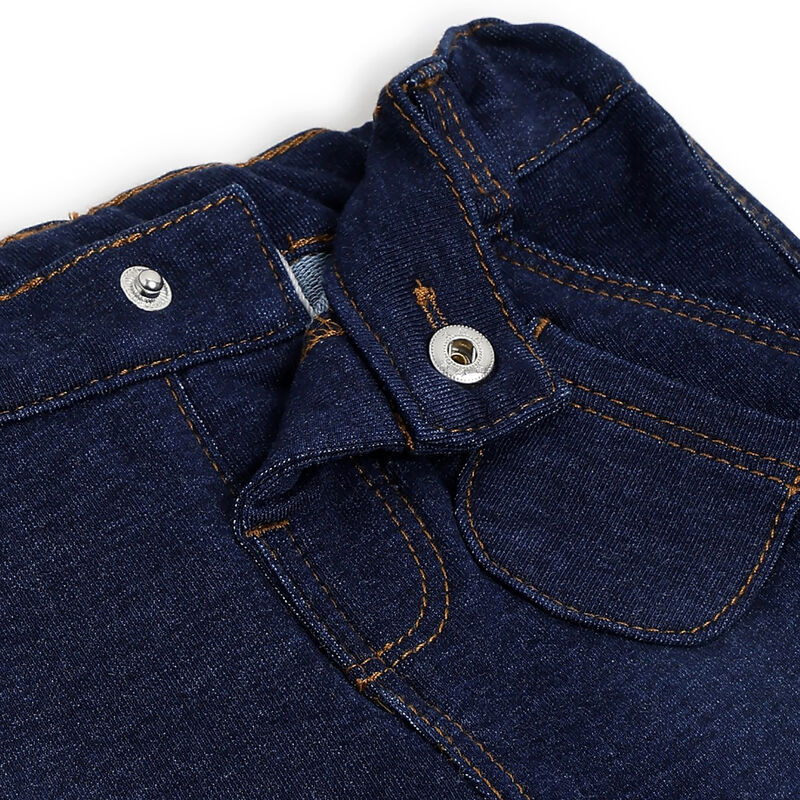 Boys Medium Blue Solid Jeans image number 2